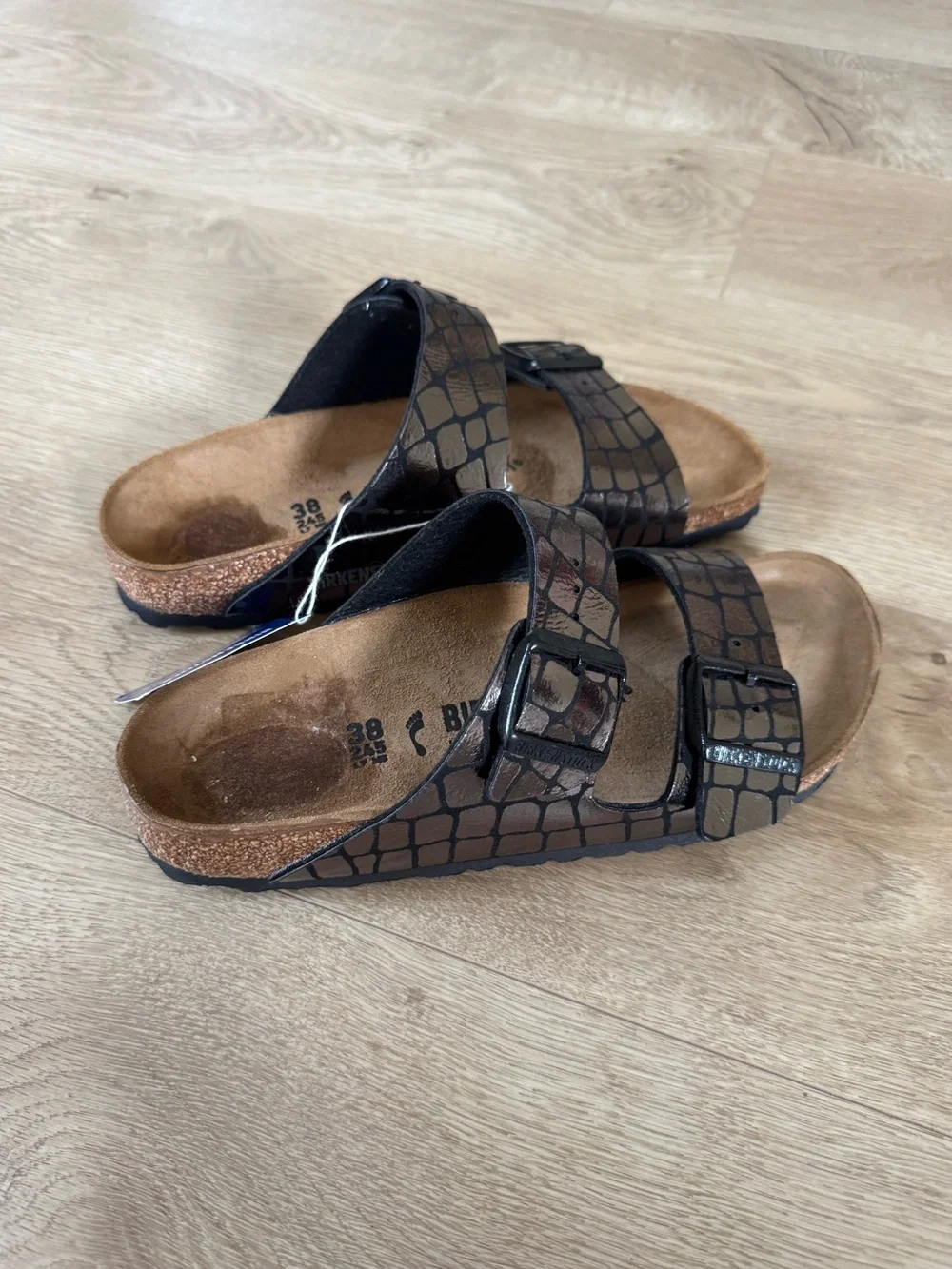 Birkenstock Arizona GATOR GLEAM Slides